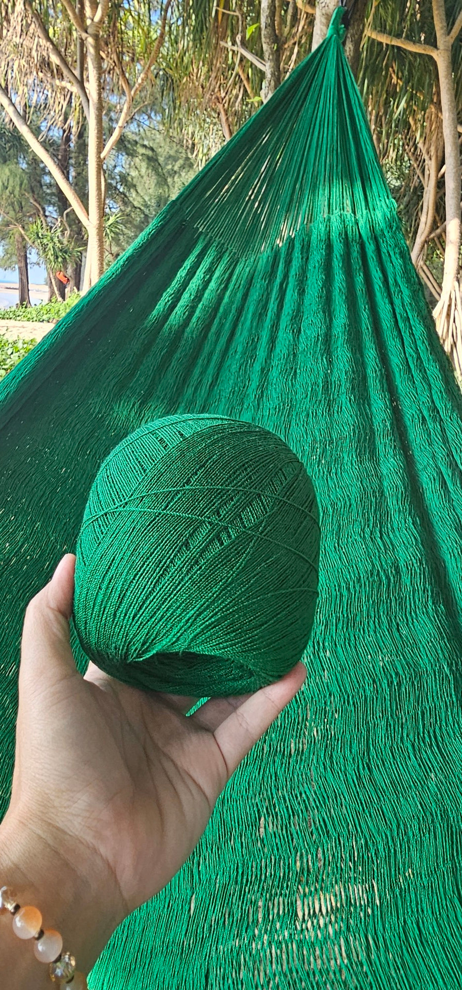 jungle green handmade ULA hammock