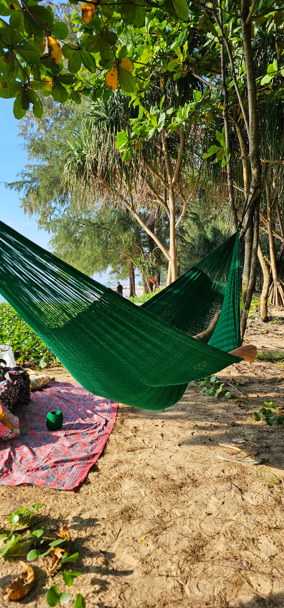 jungle green handmade ULA hammock