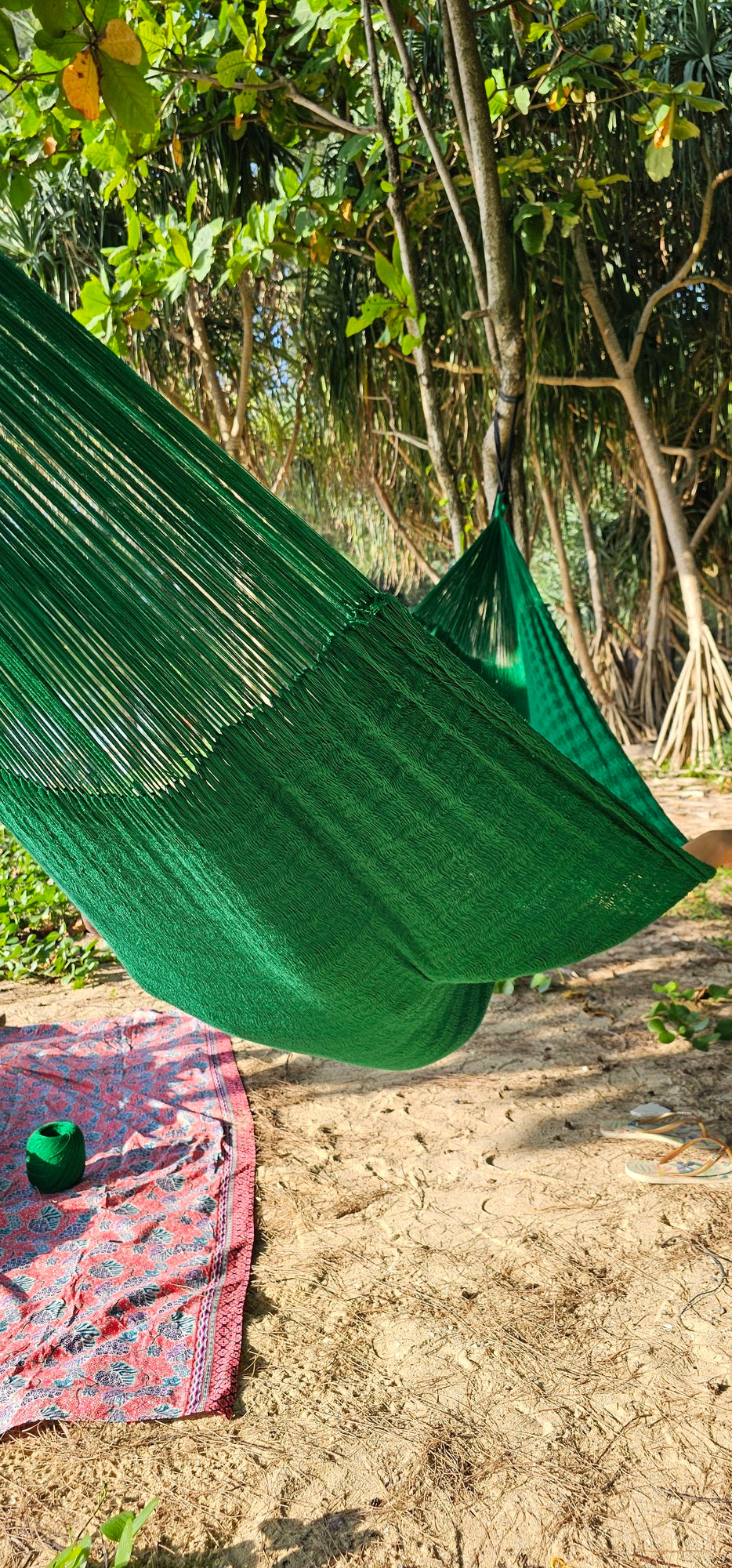 jungle green handmade ULA hammock