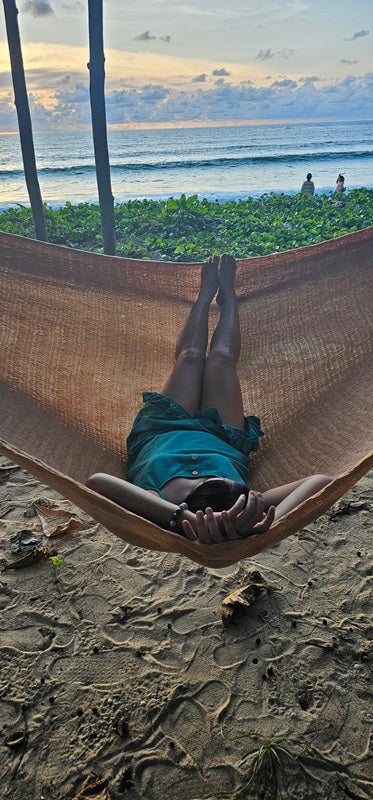 pastel brown handmade ULA hammock