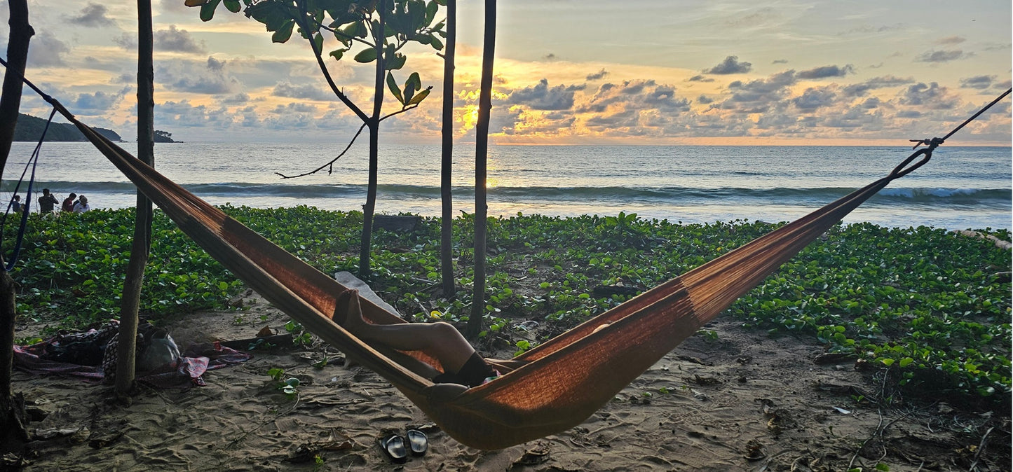 pastel brown handmade ULA hammock