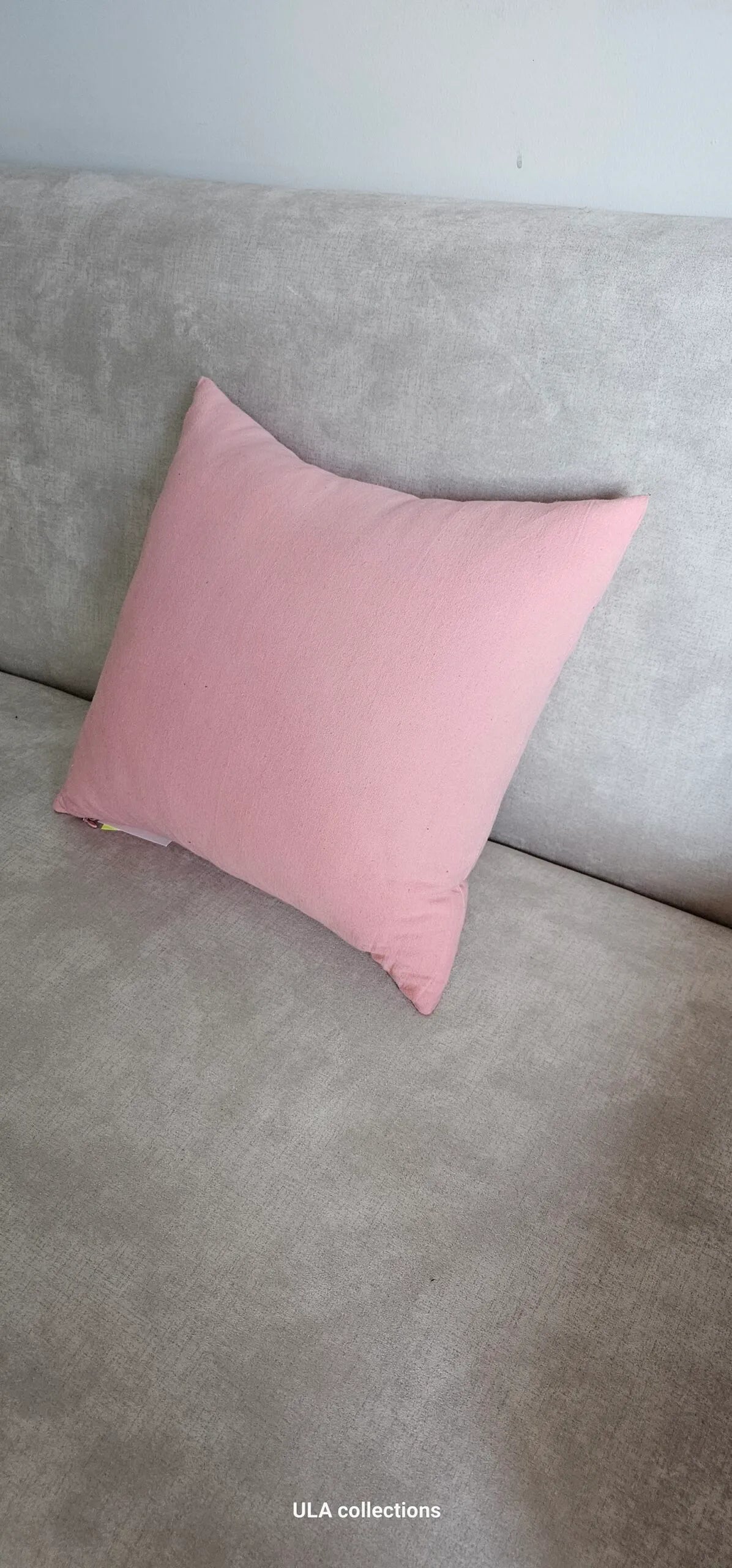 ULA Decorative pillow - Pink – 16*16"