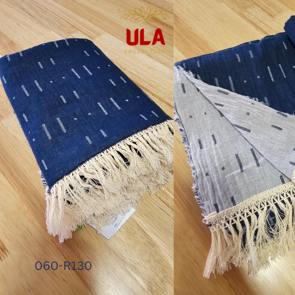 ULA Throws, blankets, and covers - Indigo collection