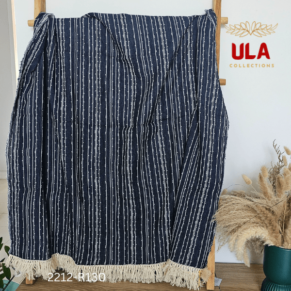 ULA Throws, blankets, and covers - Indigo collection