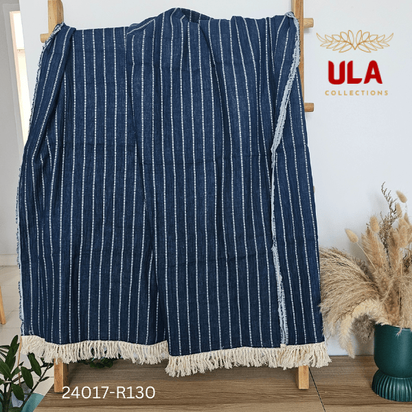 ULA Throws, blankets, and covers - Indigo collection