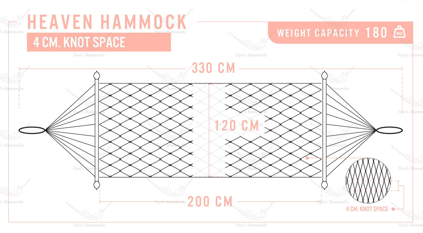 ULA Cotton rope hammocks - double original