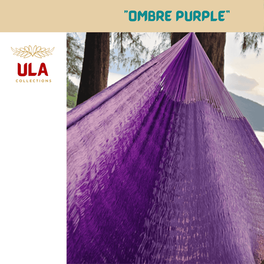 ombre purple handmade ULA hammock