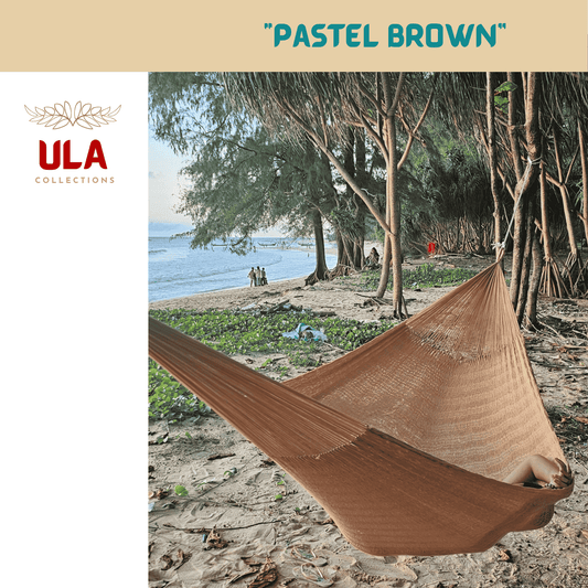 pastel brown handmade ULA hammock