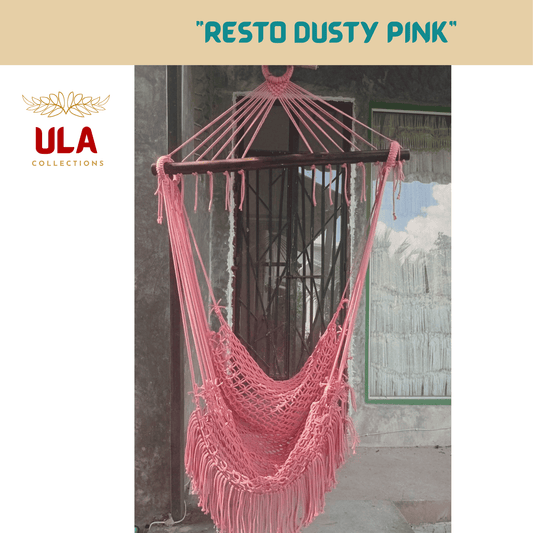 ULA Hammock chair - Resto - Dusty pink