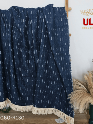 060-R130 5 Throws, Blankets, and Covers - Indigo Collection from ULA Collections