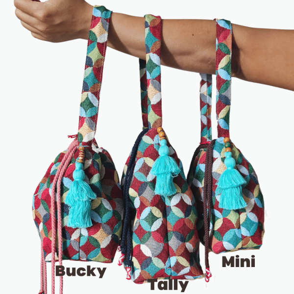 Tapestry Boho Drawstring Bag from ULA Collections