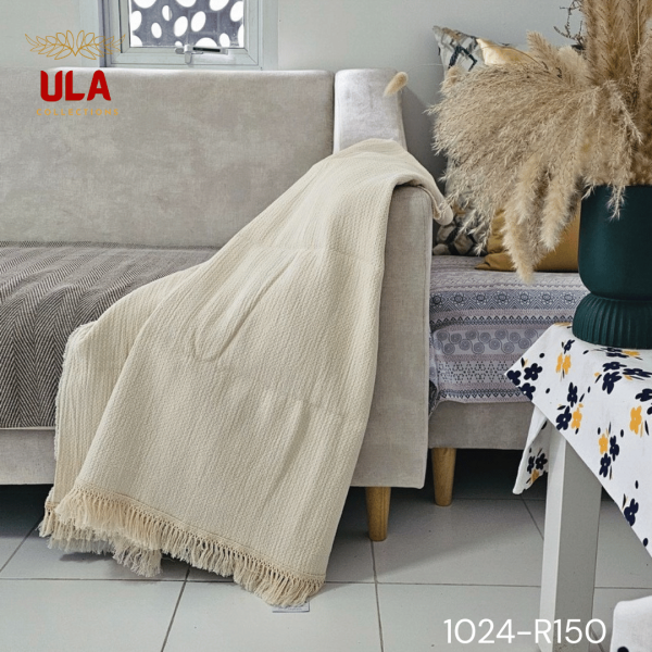 Throws, Blankets, and Covers - Natural Collection from ULA Collections