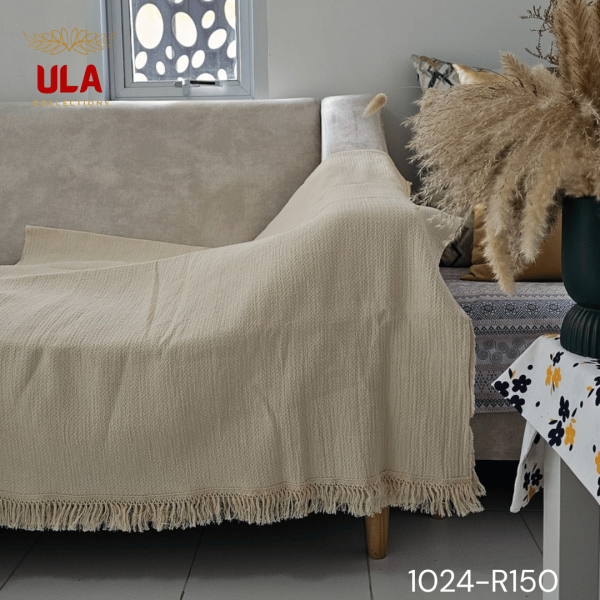Throws, Blankets, and Covers - Natural Collection from ULA Collections