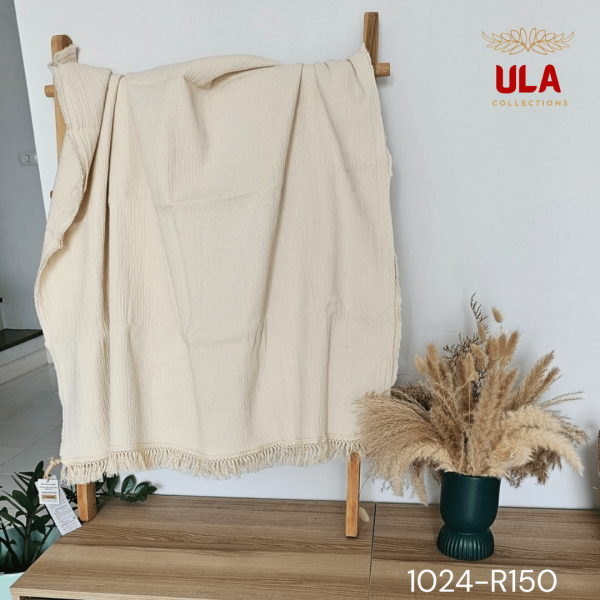 Throws, Blankets, and Covers - Natural Collection from ULA Collections