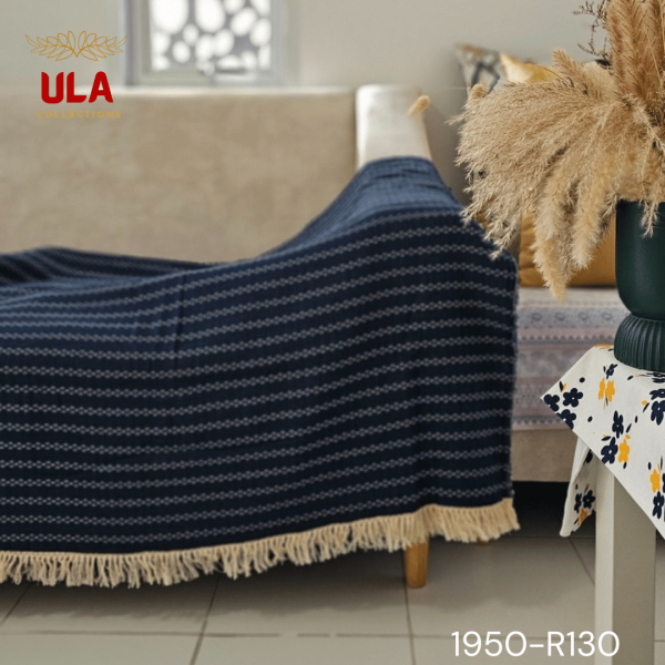 Throws, Blankets, and Covers - Indigo Collection from ULA Collections