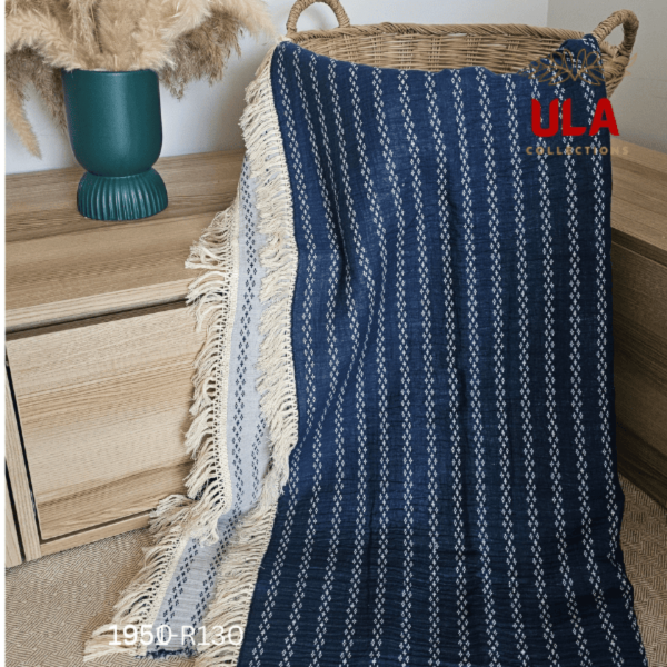 Throws, Blankets, and Covers - Indigo Collection from ULA Collections