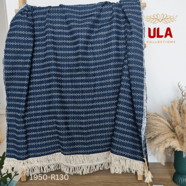 Throws, Blankets, and Covers - Indigo Collection from ULA Collections