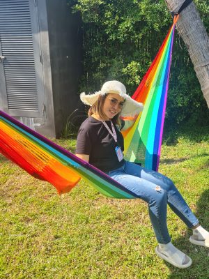 rianbow3 Acrylic yarn colorful hammocks from ULA Collections
