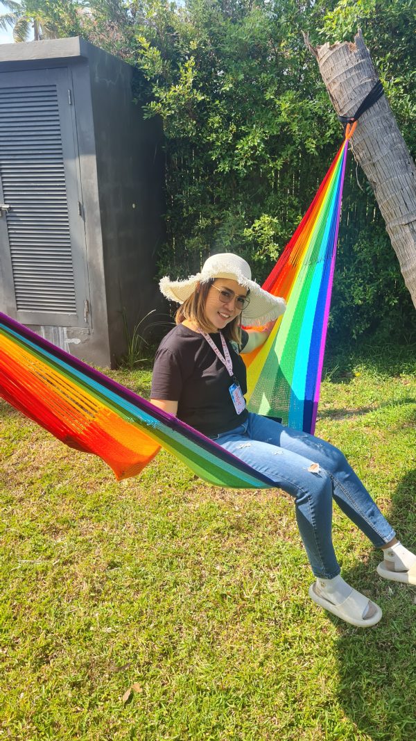 Acrylic yarn colorful hammocks from ULA Collections