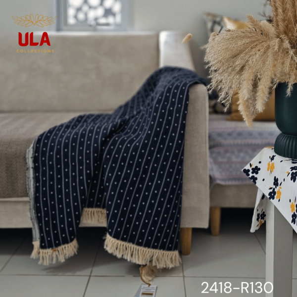 Throws, Blankets, and Covers - Indigo Collection from ULA Collections