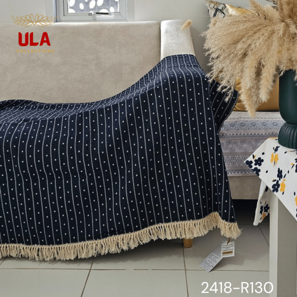 Throws, Blankets, and Covers - Indigo Collection from ULA Collections