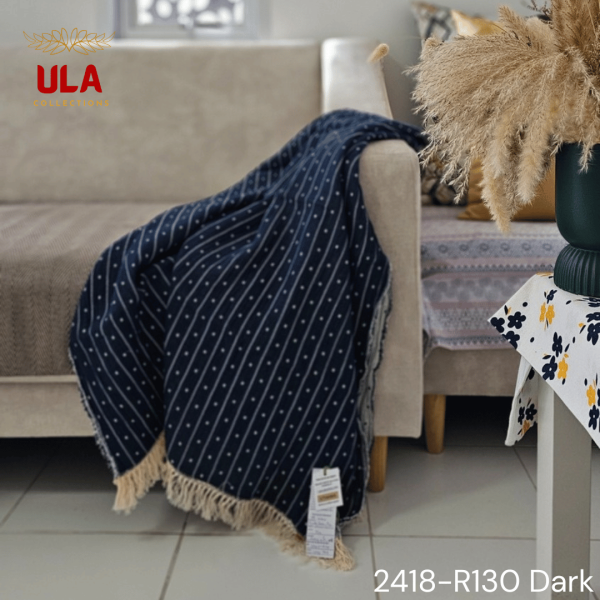 Throws, Blankets, and Covers - Indigo Collection from ULA Collections