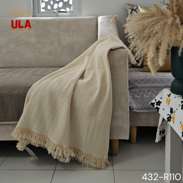 Throws, Blankets, and Covers - Natural Collection from ULA Collections