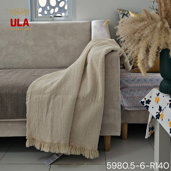 Throws, Blankets, and Covers - Natural Collection from ULA Collections