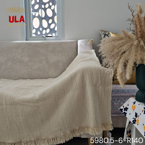 Throws, Blankets, and Covers - Natural Collection from ULA Collections
