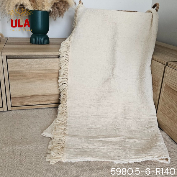 Throws, Blankets, and Covers - Natural Collection from ULA Collections