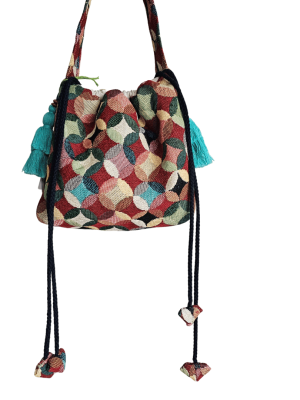 BK-A1 Tapestry Boho Drawstring Bag - Bucky from ULA Collections
