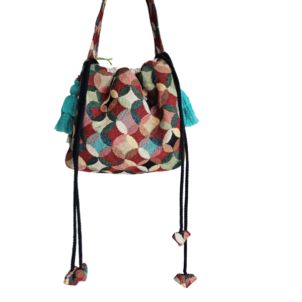 Tapestry Boho Drawstring Bag - Bucky from ULA Collections