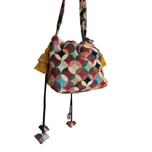 Tapestry Boho Drawstring Bag - Bucky from ULA Collections