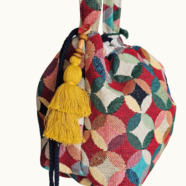 Tapestry Boho Drawstring Bag - Bucky from ULA Collections