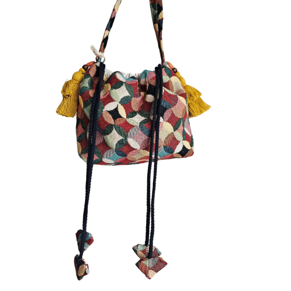Tapestry Boho Drawstring Bag - Bucky from ULA Collections