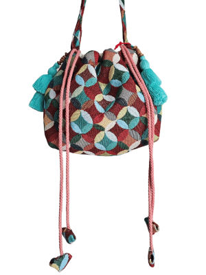 Tapestry Boho Drawstring Bag - Bucky from ULA Collections