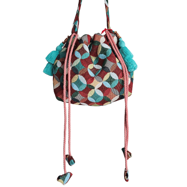 Tapestry Boho Drawstring Bag - Bucky from ULA Collections