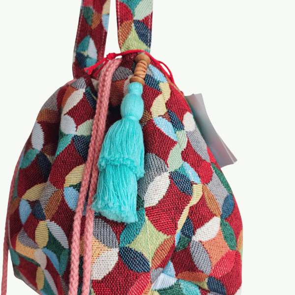 Tapestry Boho Drawstring Bag - Bucky from ULA Collections