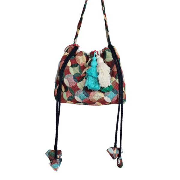 Tapestry Boho Drawstring Bag - Bucky from ULA Collections