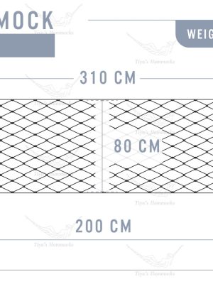 hand-woven single original cotton rope hammock from ULA Collections