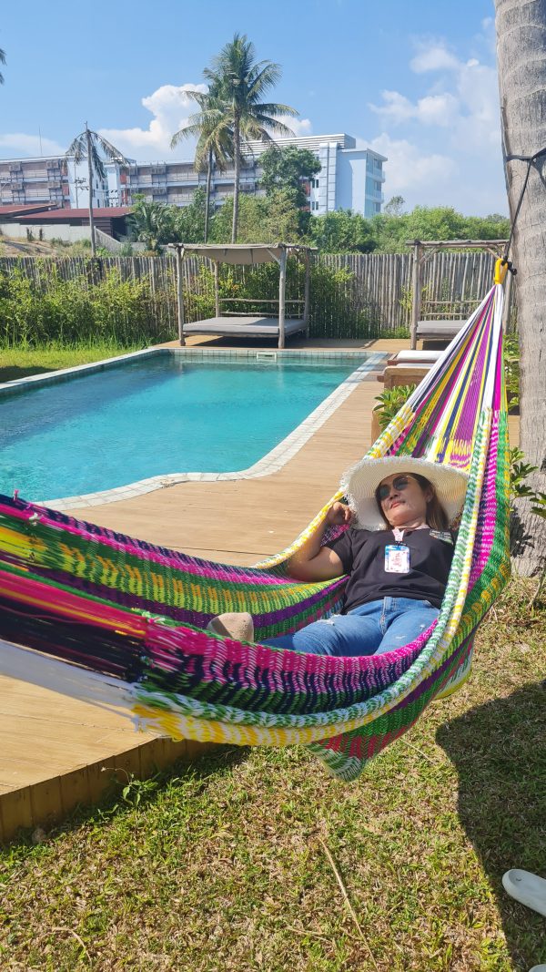 Acrylic yarn colorful hammocks from ULA Collections