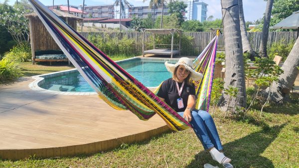 Acrylic yarn colorful hammocks from ULA Collections