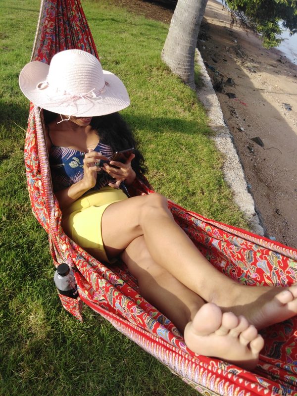 batik fabric hammock