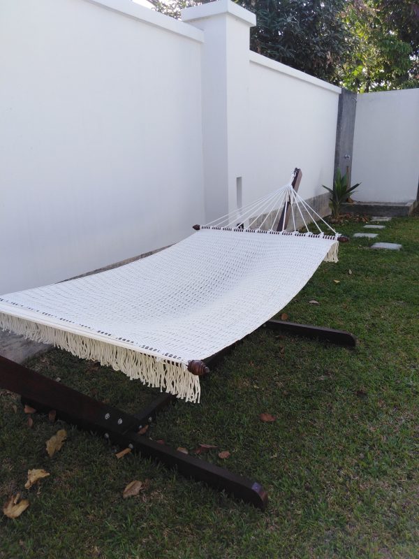 hand-woven double original cotton rope hammock from ULA Collections