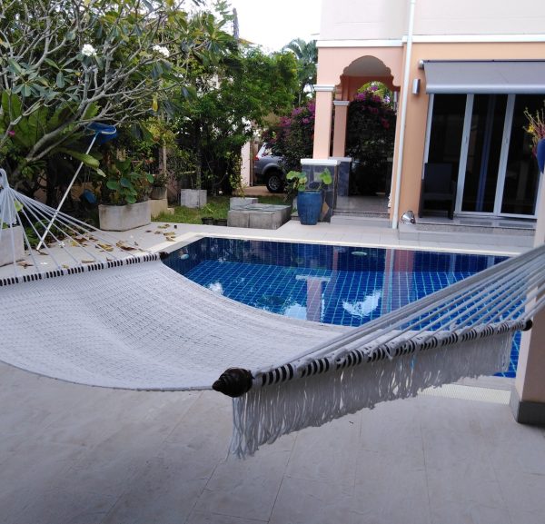 hand-woven double original cotton rope hammock from ULA Collections
