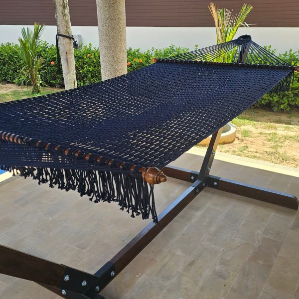hand-woven double original cotton rope hammock from ULA Collections