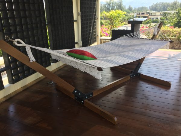 hand-woven double original cotton rope hammock from ULA Collections