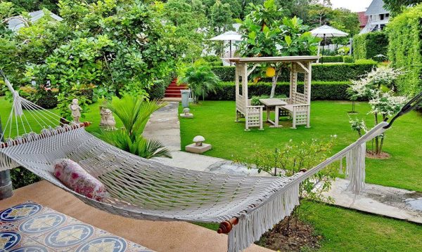 hand-woven single original cotton rope hammock from ULA Collections