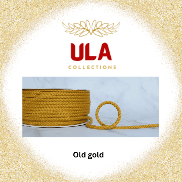 ULA Collections Old gold cotton rope, used in our handcrafted hammocks.