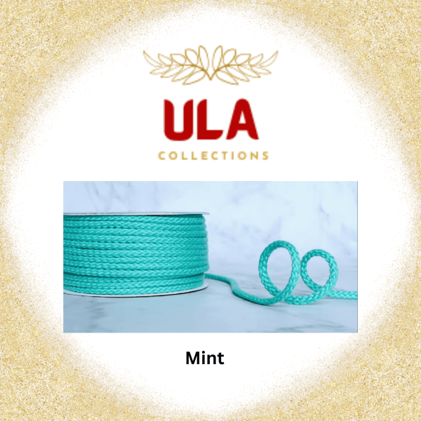 ULA Collections Mint cotton rope, used in our handcrafted hammocks.